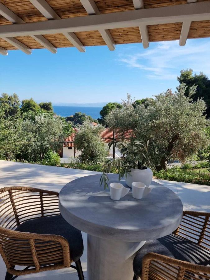 Stone Build Suite With Private Pool Kolios Buitenkant foto