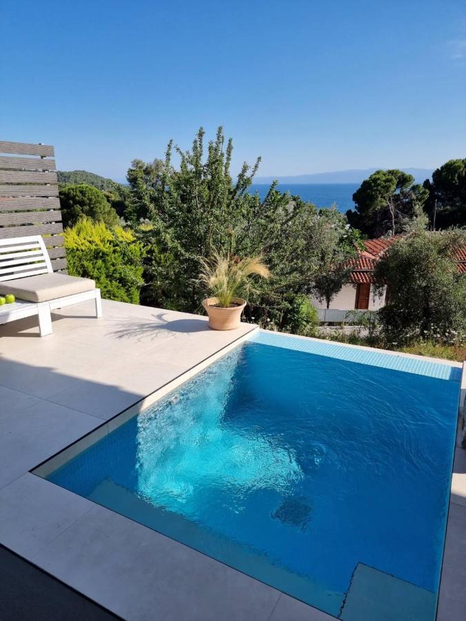 Stone Build Suite With Private Pool Kolios Buitenkant foto